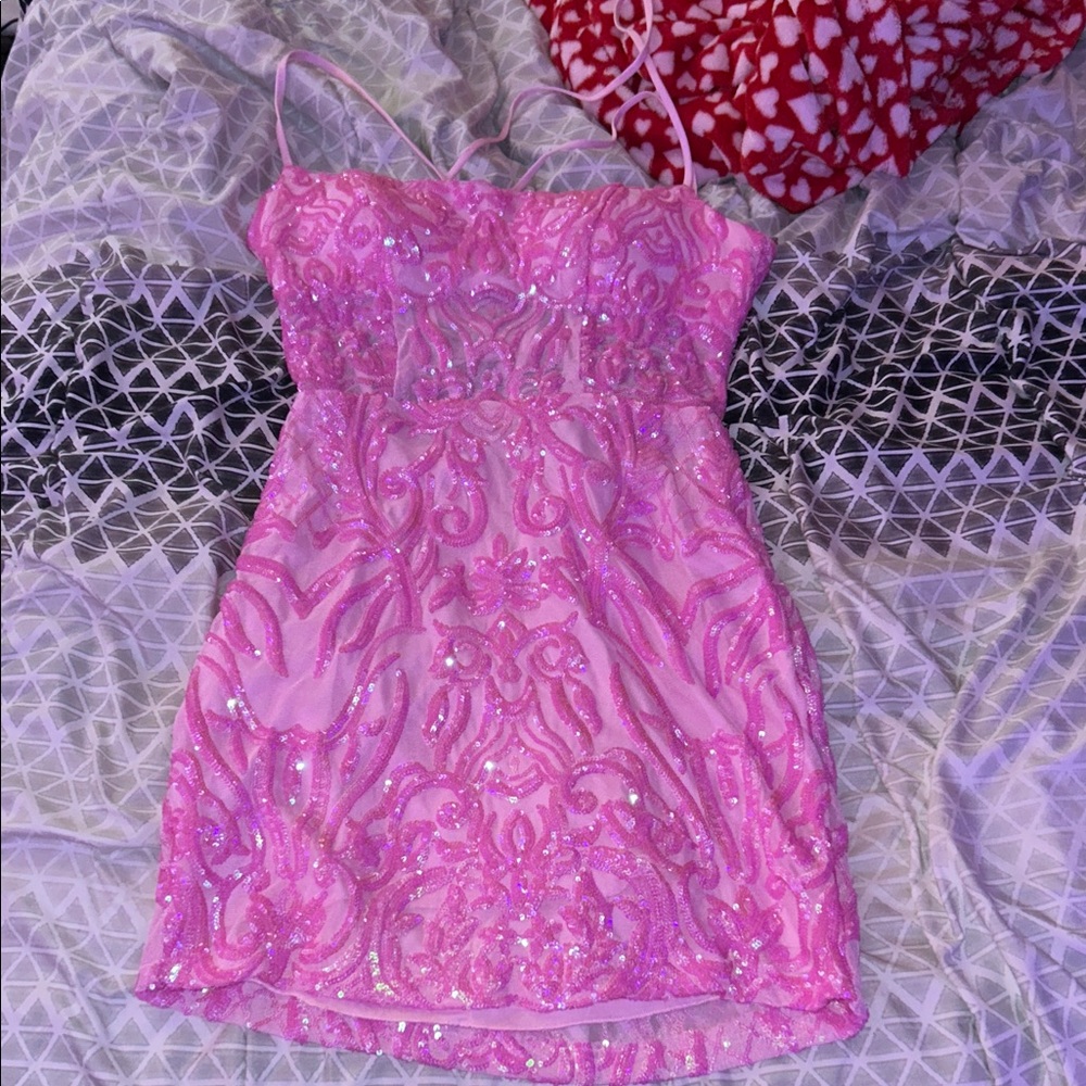 pink windsor formal dress